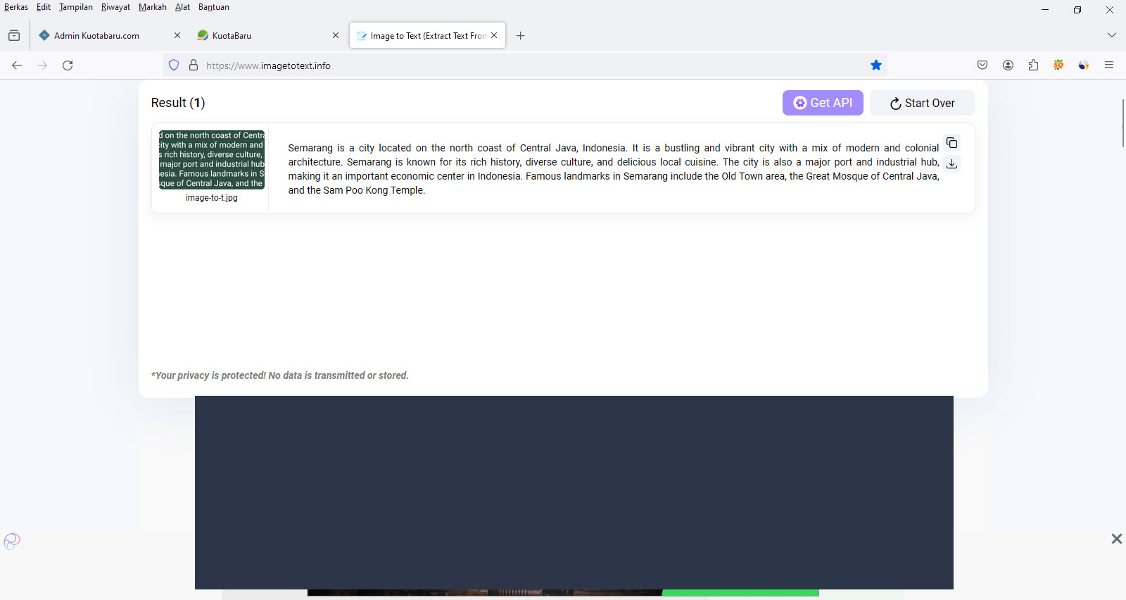 Cara Merubah Gambar Menjadi Text Dengan Aplikasi Online