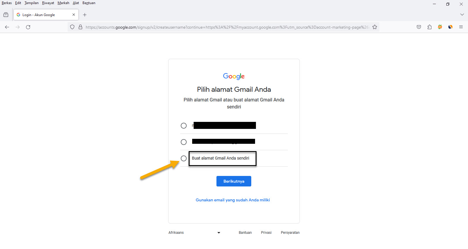 Cara Membuat Akun Google Baru
