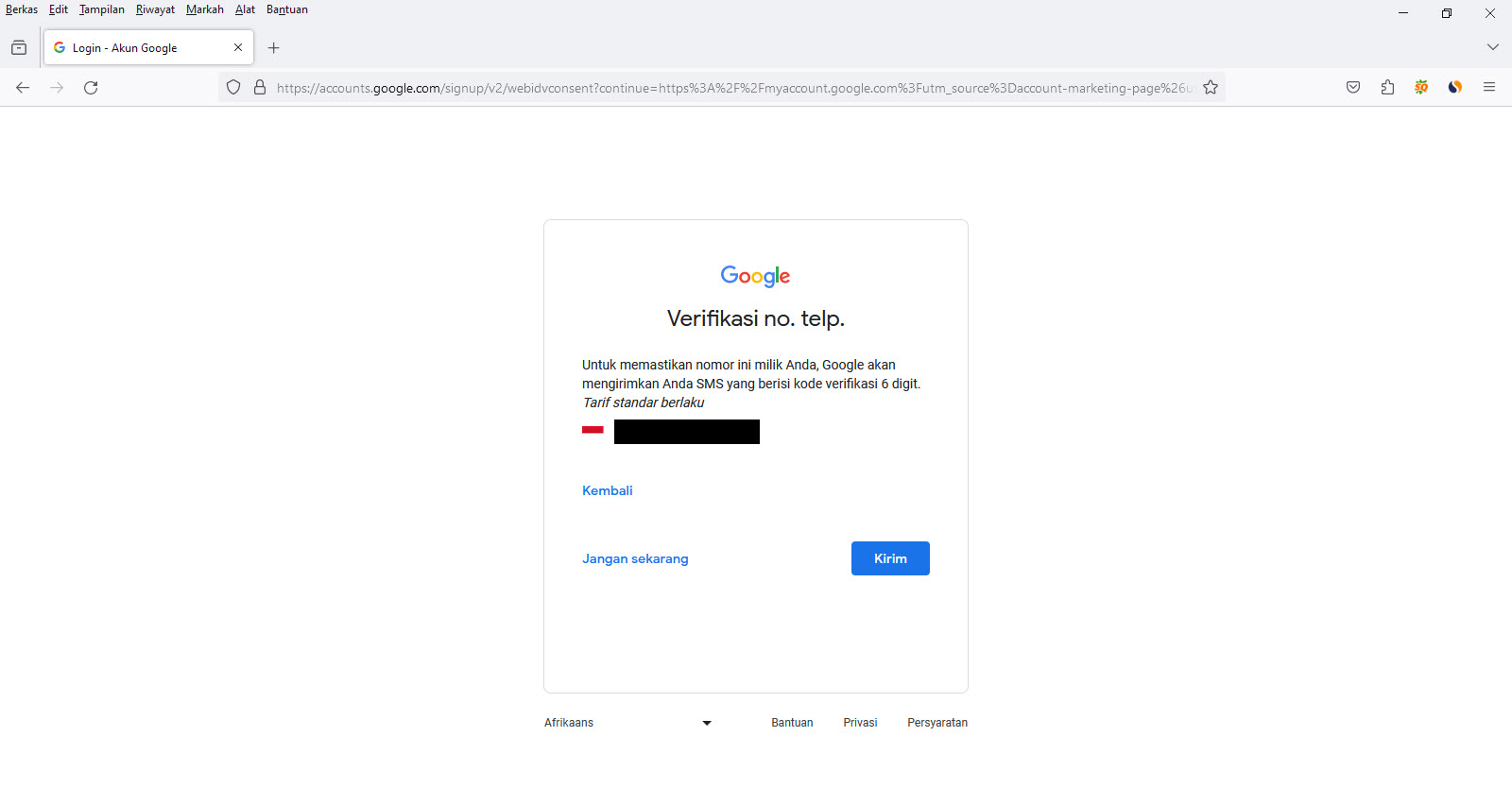 Cara Membuat Akun Google Baru