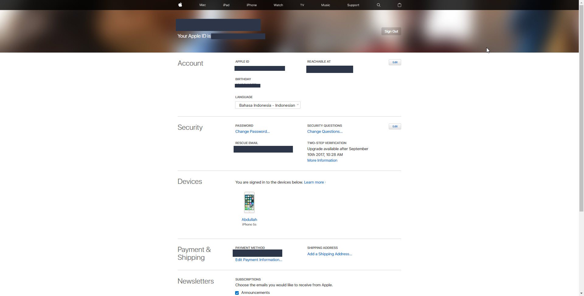 Cara Membuat ID Apple Baru Cara Membuat ID Apple Baru