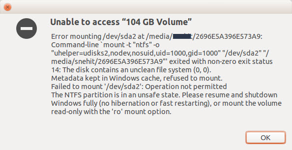 Solusi Ubuntu Tidak Bisa Akses File Direktori Windows Untuk Dual Boot Windows Ubuntu