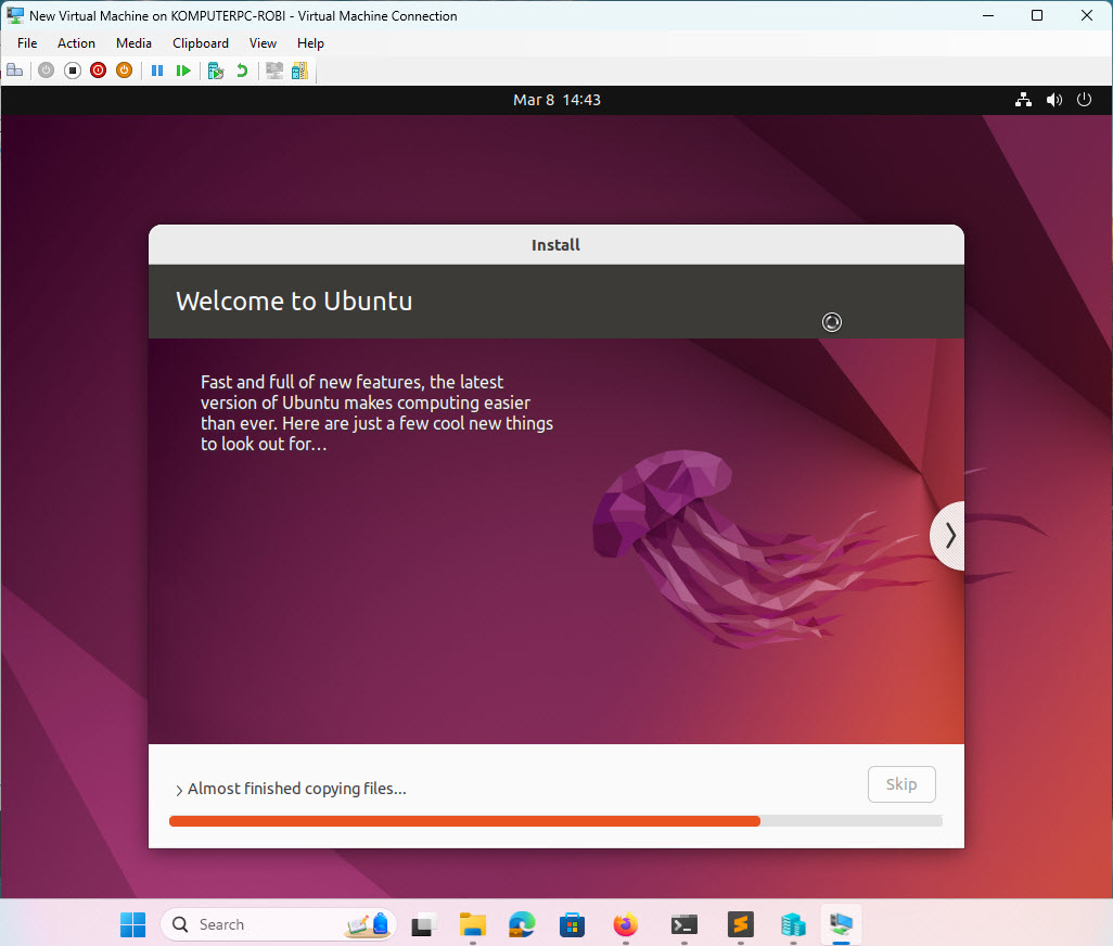 Cara Install Ubuntu 22.04 Di Mesin Virtual Hyper-V