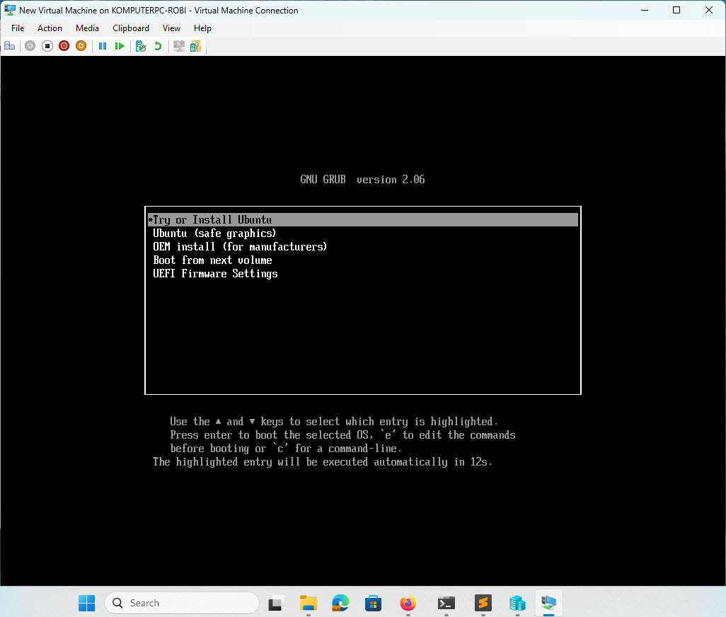 Cara Install Ubuntu 22.04 Di Mesin Virtual Hyper-V