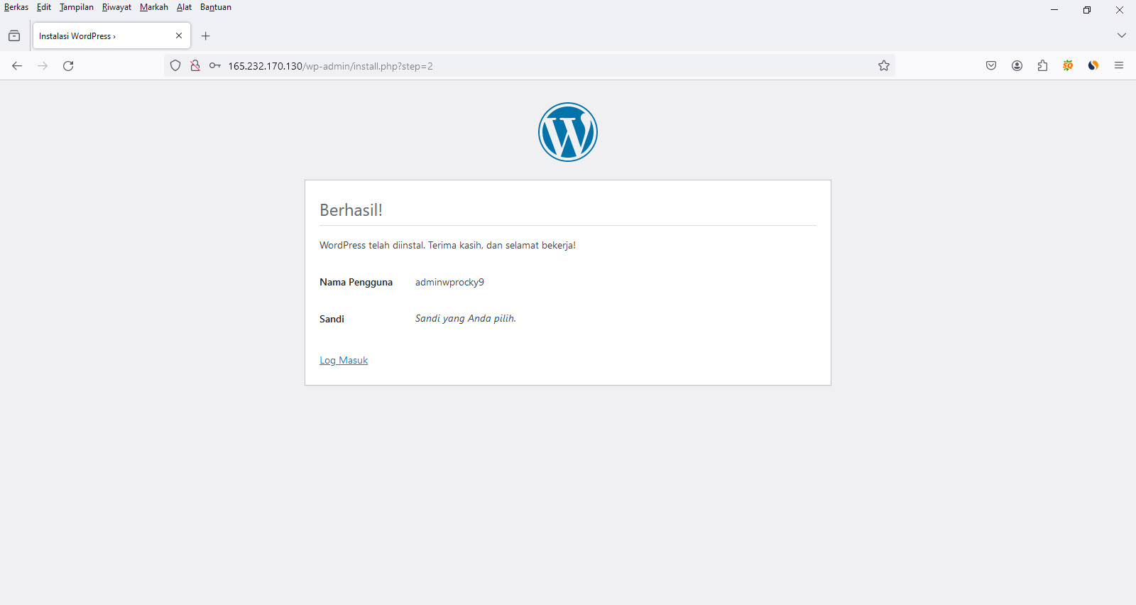 Cara Menginstall Wordpress Di Rockylinux 9 Dengan Apache PHP MySQL