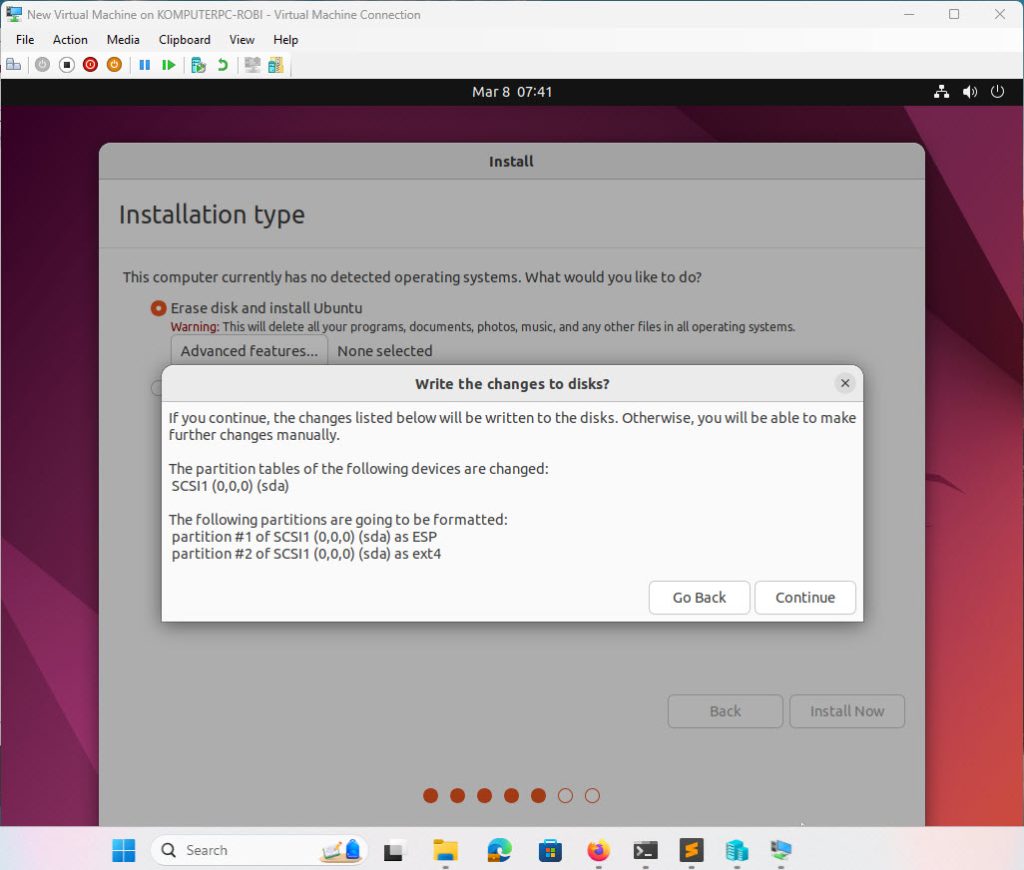 Cara Install Ubuntu 22.04 Di Mesin Virtual Hyper-V