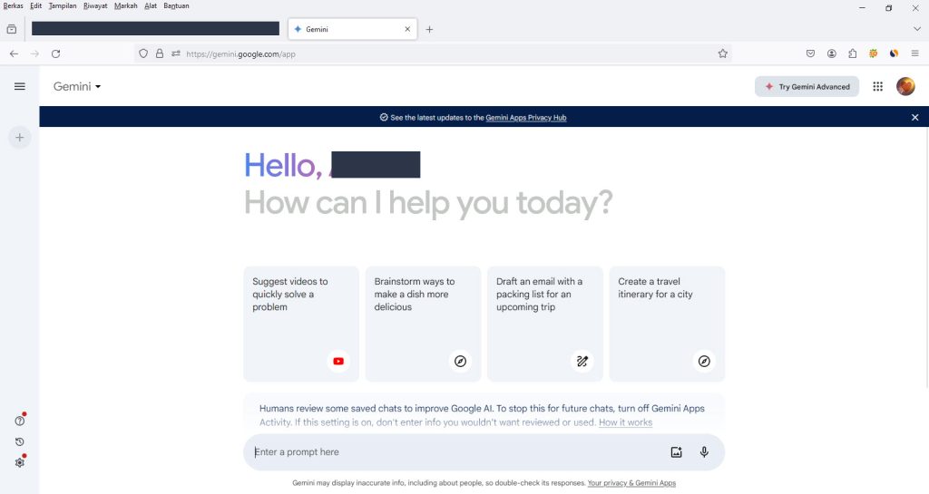 Cara Membuat Akun Google Gemini Di Komputer Windows Secara Gratis
