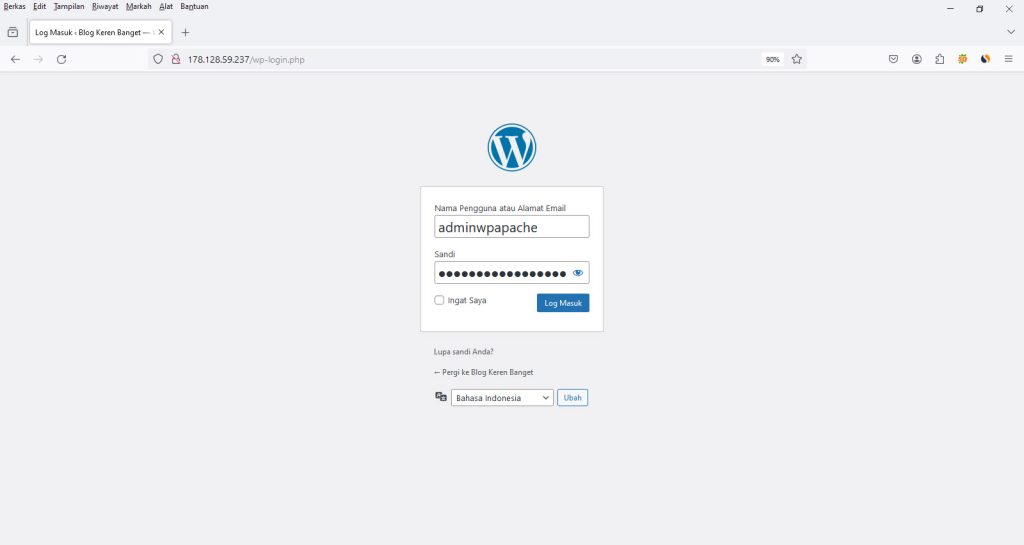 Cara Menginstall WordPress Di Ubuntu 22.04 LTS Server Menggunakan Apache PHP Dan Mariadb