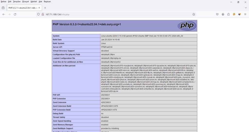 Cara Menginstall WordPress Di Ubuntu 22.04 LTS Server Menggunakan Nginx PHP Dan Mariadb